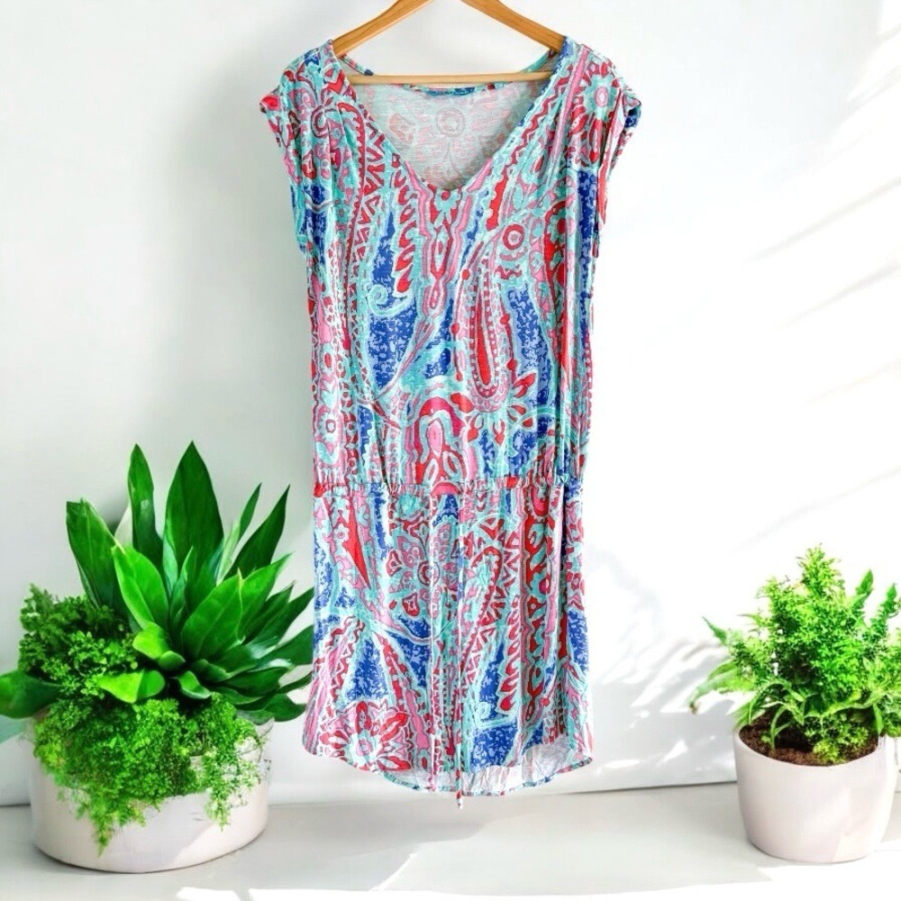 Tori Richard Honolulu Alyssa Knit Dress Women's M made in Hawaii